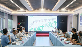 厦门墟市美区胡旭彬区长一行莅临伟德体育集团调研